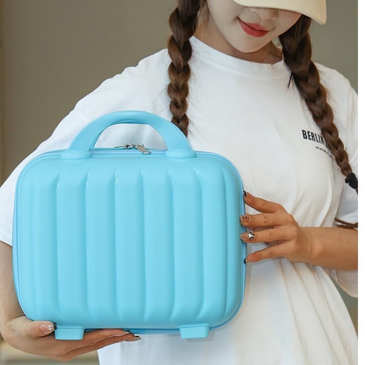 2025 Best-Selling Retro Pumpkin-Style Handbag Cosmetic Case Gift Box Mini Carry-On Portable Storage Bag