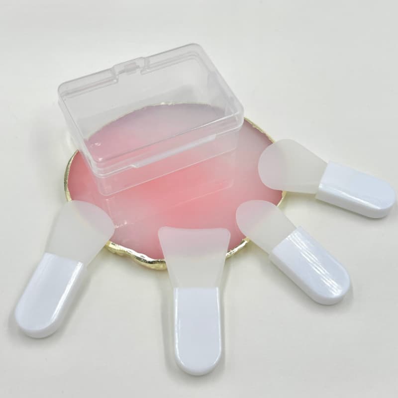 High Quality Silicone Mask Brush Mud Film Coating Mini Beauty Tool Single Portable Flat Silicone