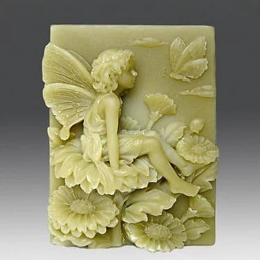 S084 Angel Soap Mold / Handmade Soap Mold / Silicone Mold / Soap Mold / Silicone Soap Mold / Flower Fairy