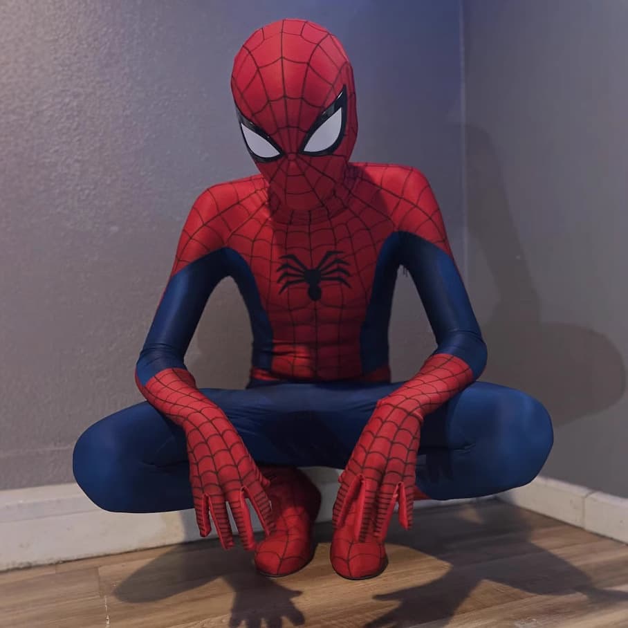 Halloween Adult Spiderman Bodysuit Cosplay Costume