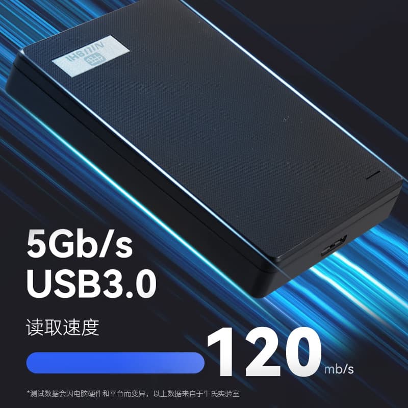 1TB Dual-Drive Portable Hard Drive USB3.0 High-Speed Mechanical 500GB Large Capacity 640G for PC PS5 Gaming Hard Drive