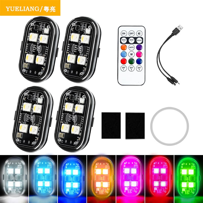 New Strobe Aircraft Light, Navigation Light Modified Wireless Remote Warning Light, Outdoor Lighting Drone Cruise Light