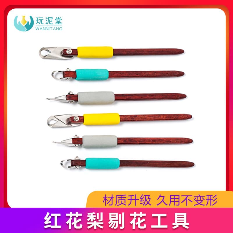 Carving Tools, Rosewood Carving Knife, Texture Clay Sculpting, Handmade Ceramic Texture Shaping, Decorative Stainless Steel