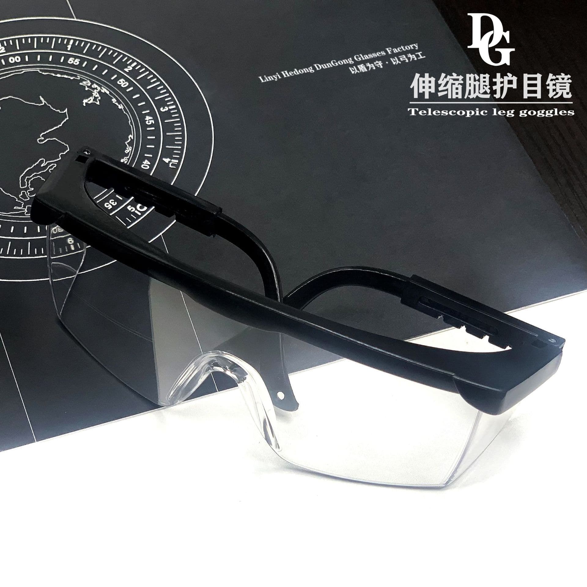Adjustable Leg Welding-Specific Goggles Impact-Resistant Safety Drilling Labor Protection Glasses Goggle Manufacturer Supply