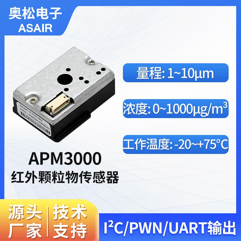 ASIAIR Aosong Infrared Dust Particle Sensor, PM2.5 Sensor Detection Module APM3000