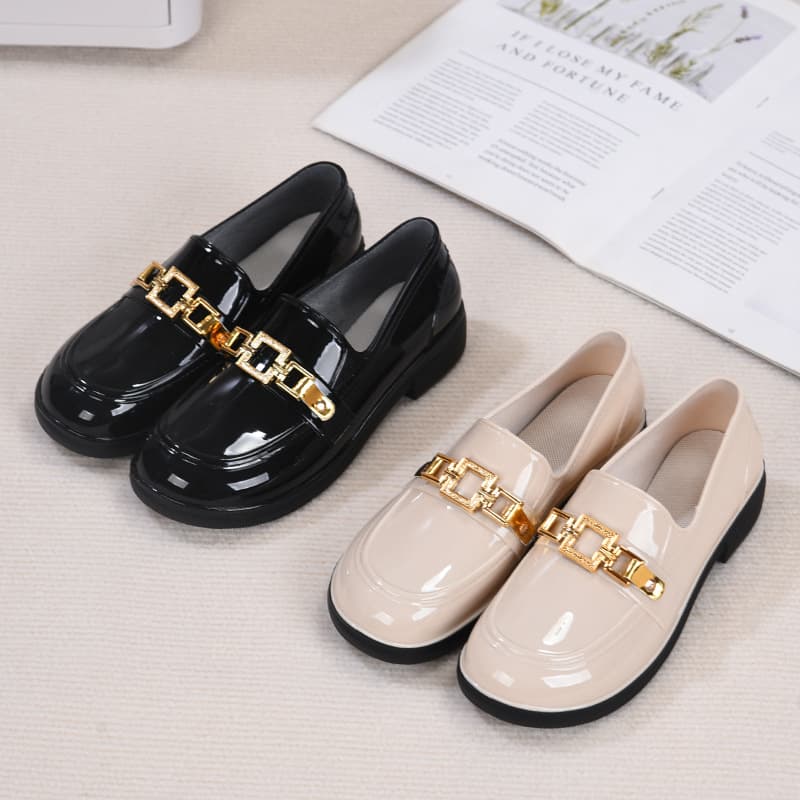 Women's Loafers Low-Top Rain Boots Fashionable Outdoor Waterproof Shoes Work Rubber Shoes Shallow Mouth Women's Spring and Autumn Anti-Slip Rubber Shoes