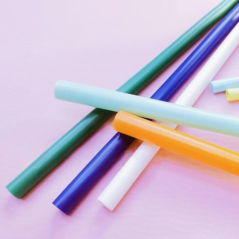 Factory Direct Colorful Plastic Bubble Tea Straws Reusable Macaron Color PP Straws