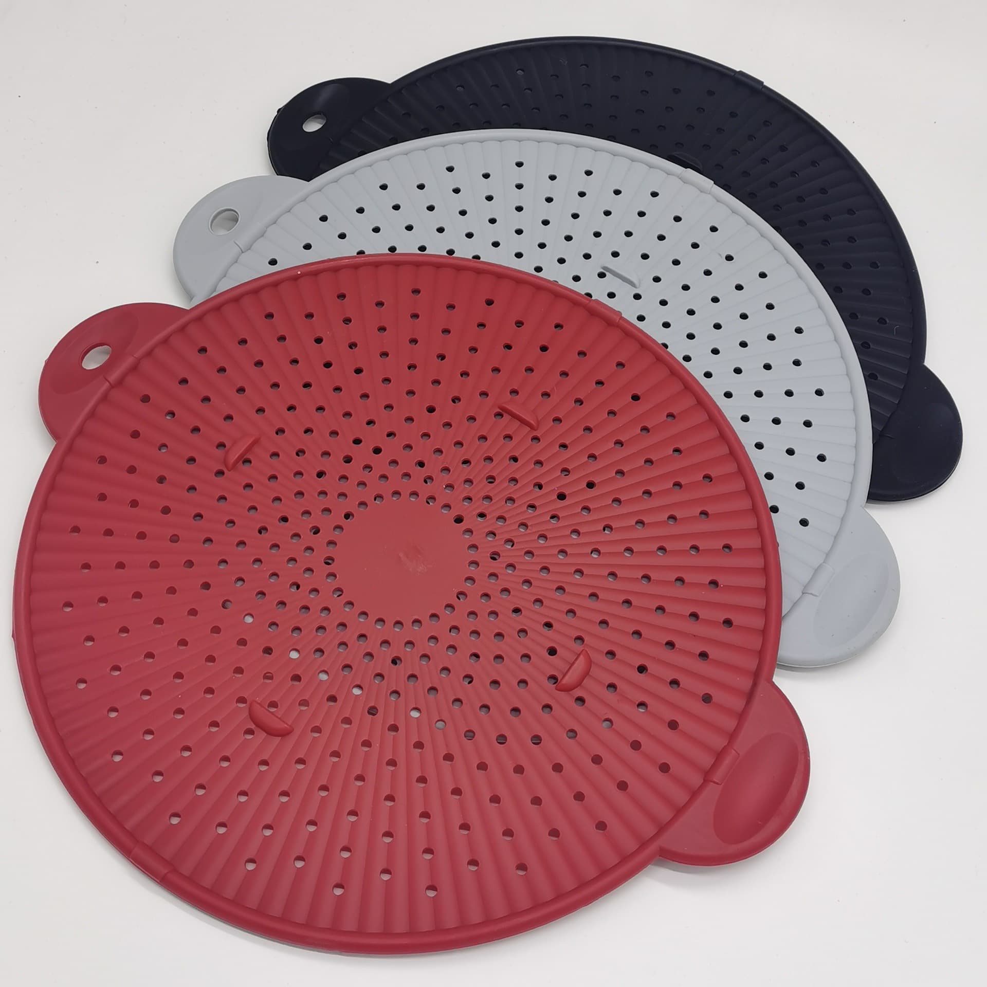 Silicone Drain Stopper Casserole Mat Heat Insulation Pad Kitchen Round Gadget Food Grade Silicone Kitchen Supplies