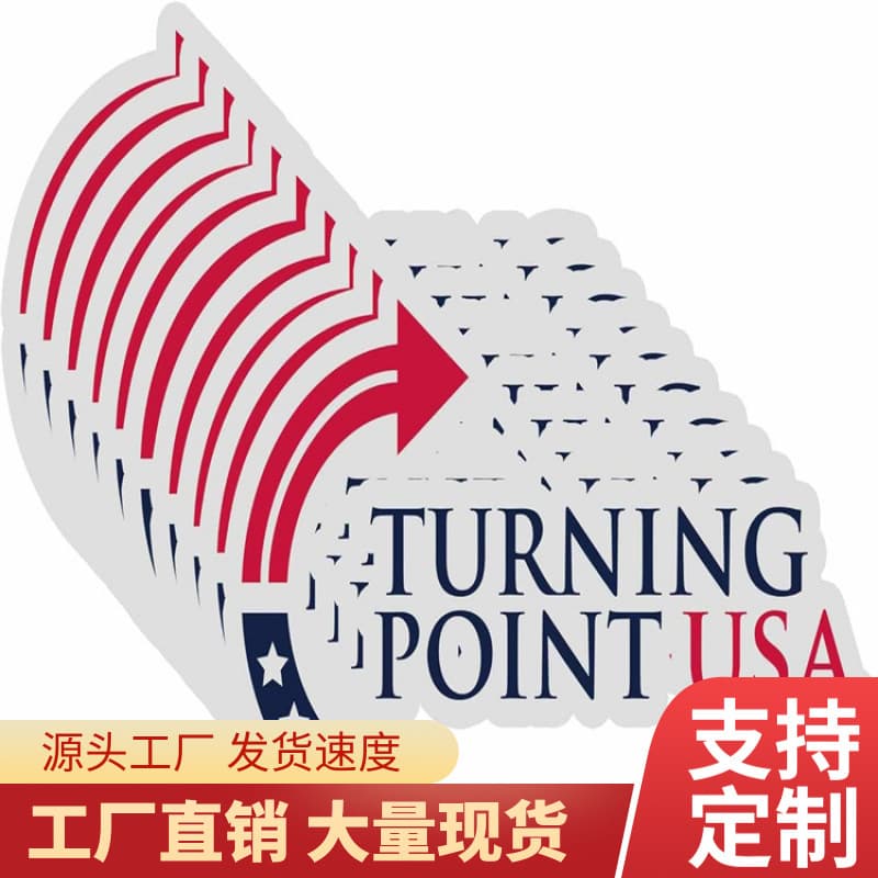10 Pack Turning Point USA Charlie Kirk Stickers Laptop Bumper