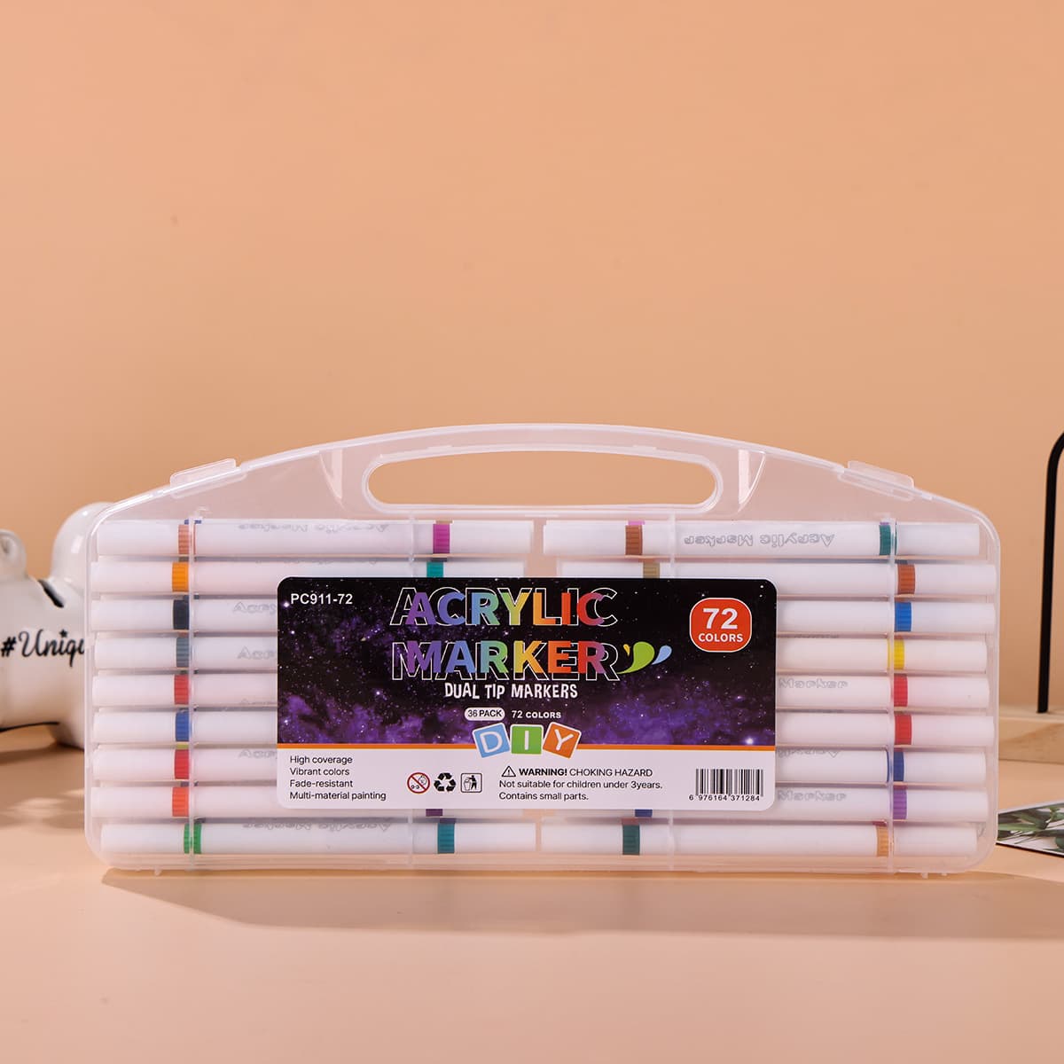 Acrylic Markers for Kids Drawing and Graffiti, Blendable Colors, Bleed-Proof, Student Art Pens, Watercolor Markers