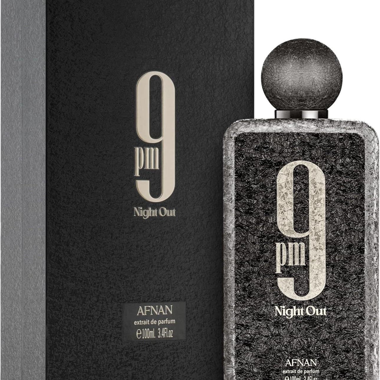 Afnan 9 PM Night Out Extrait Arabian Middle Eastern Perfume Arabian Middle Eastern Perfume