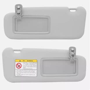 Compatible with Mazda Atenza CX4 Axela Sun Visor, Sunshade, Vanity Mirror, Driver and Passenger Side Makeup Mirror