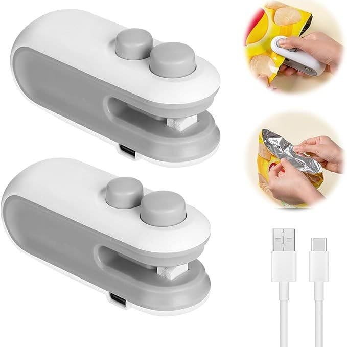 Household Mini Plastic Sealing Machine, Sealing Clip, Snack Sealer