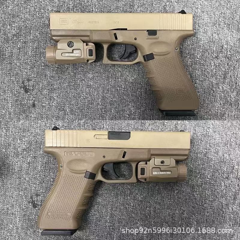Underbarrel Metal Flashlight USB Rechargeable Built-in Lithium Battery Strobe Tactical Glock 800 Lumens Flashlight