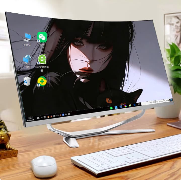 Core i5 i7 Quad-Core Business Office Home Study Online Course Gaming Design eSports LOL PUBG Desktop PC