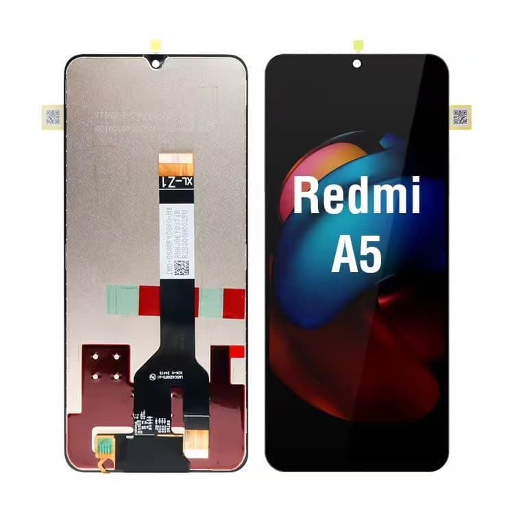 Poco C71 screen assembly compatible with Redmi A5, original touch display for mobile phones with integrated internal and external LCD screens.