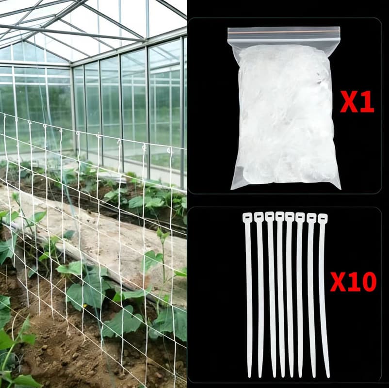 Plant Climbing Net Agricultural and Gardening Net Climbing Pergola Grid Frame Amazon Trellis Netting