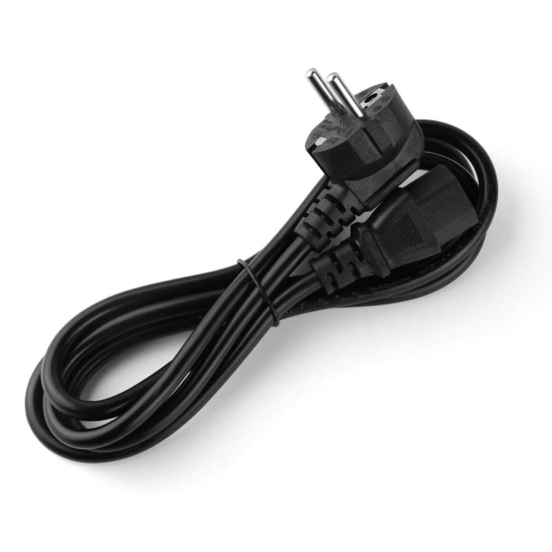 EU Power Cord 3-Core EU Plug C13 Connector 1.5m 3-Core Power Cable Factory Stock Wholesale for Home Use