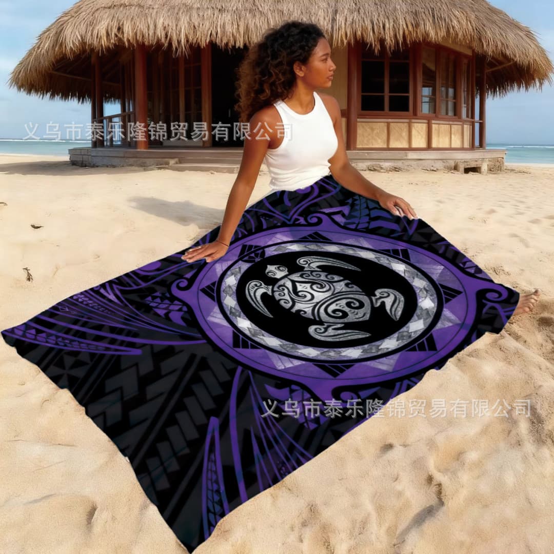 Cross-border bestseller new South Pacific Islands style Samoan totem Lavalava printed half-sarong
