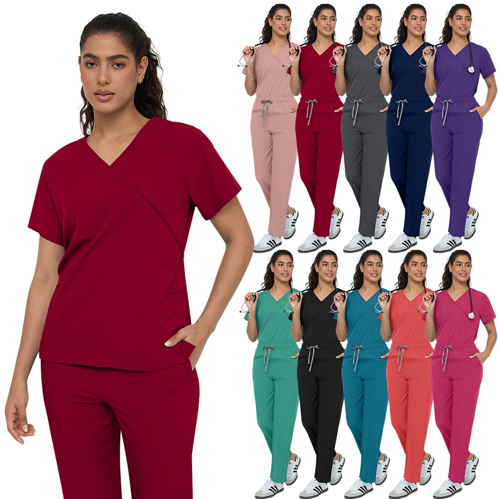 European and American Plus Size Women's Hand Wash Clothing for Beauty Salon, Care Center, Nursing Home, Confinement Center, Doctor and Nurse Workwear