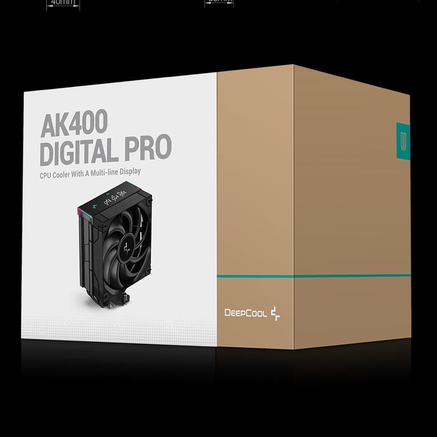 DeepCool AK400 DIGITAL PRO CPU Cooler Digital Display Computer Processor Silent Cooling