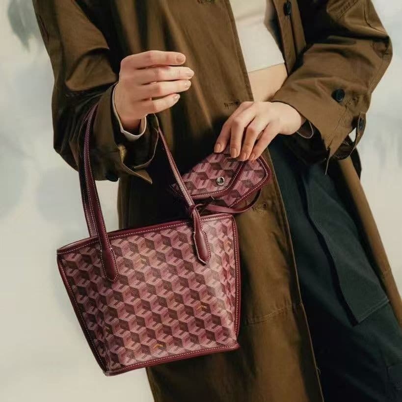 Christy NG New Mini Tote Bag for Women, Fashionable and Versatile Shopping Bag with Inner Pouch, Handheld and Shoulder Bag