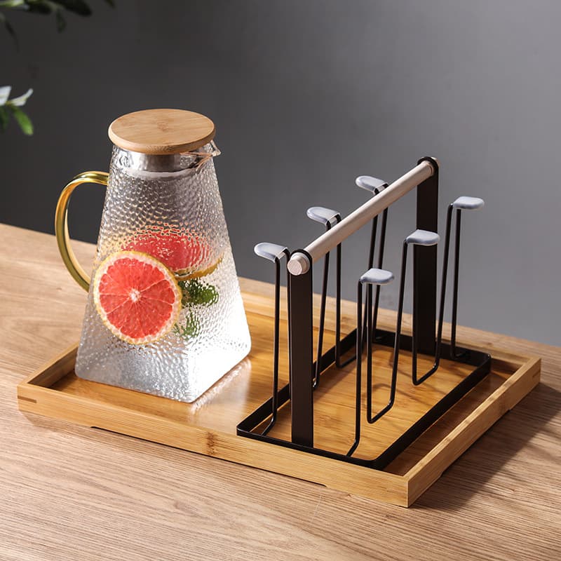 Home Use Cup Rack Tea Cup Water Cup Draining Cup Holder Desktop Cup Organizer Luxury Minimalist Style Kitchen Accessories