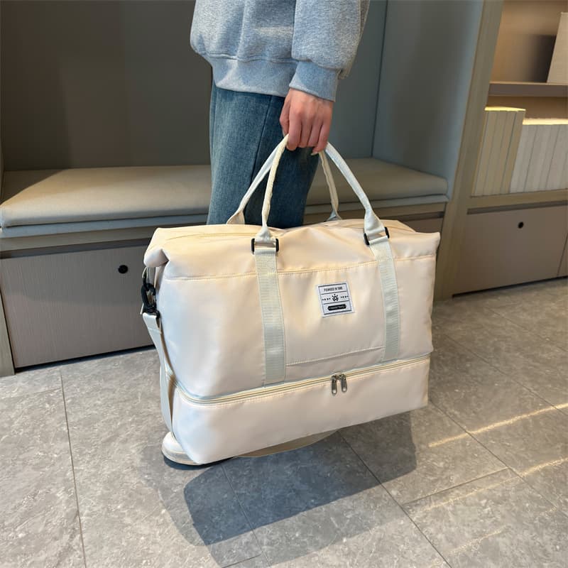 New Wet and Dry Separation Sports Handbag Shoulder Bag Yoga Gym Bag Large Capacity Travel Bag Luggage Storage Bag
