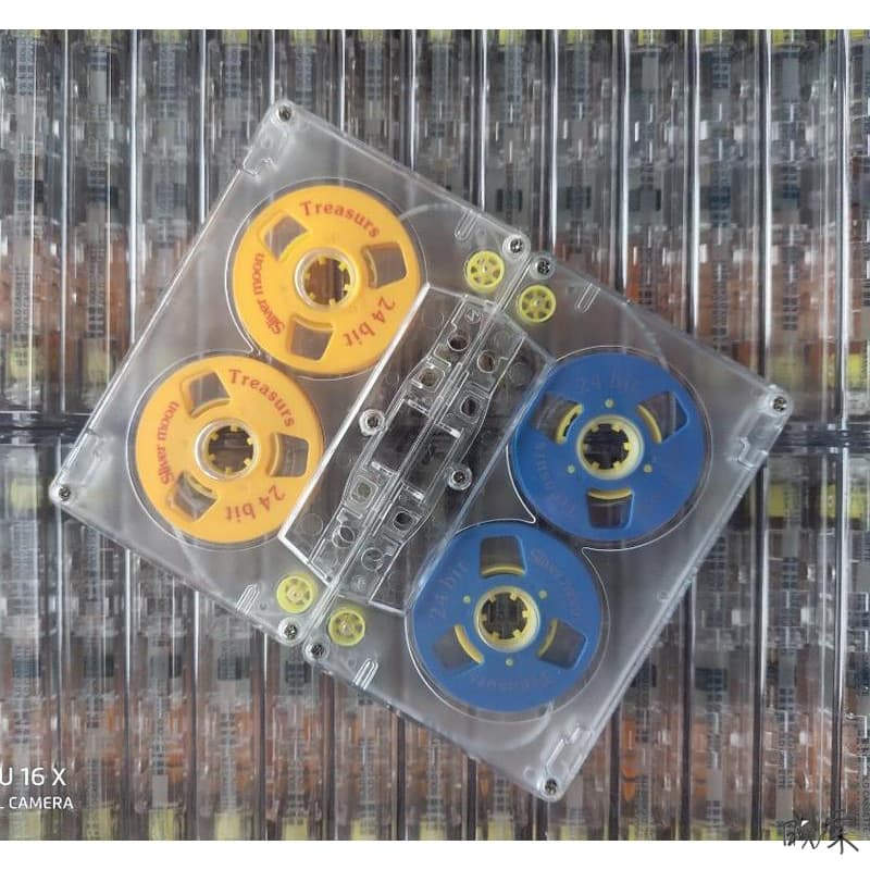 Brand new mini open-reel tape empty case C-0, mini open-reel blank tape shell without tape base, recording tape empty shell.