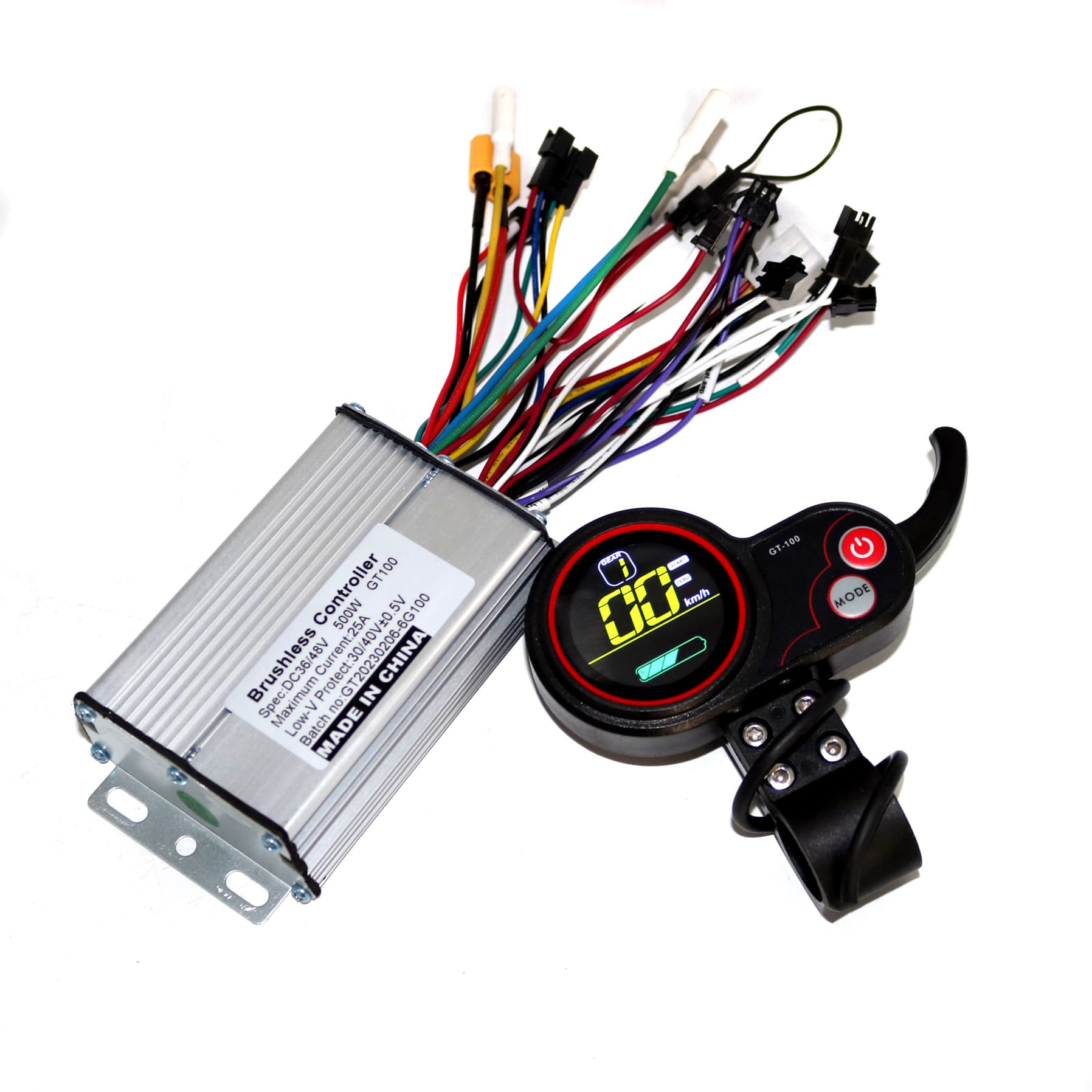 ZUNCONTROL36-60V500W25A electric scooter controller instrument kit multi-voltage adaptable