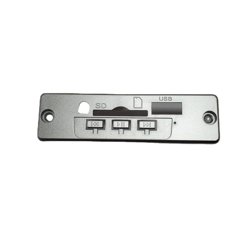 Lighting MP3 decoder board cover plastic panel Bluetooth MP3 decoder board cover card reader panel panel