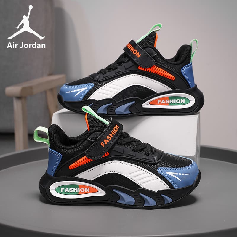 Jordan Kids Shoes Boys Sports Shoes Spring/Summer New Student Basketball Shoes for Middle and Big Kids Lightweight Running Shoes Kids Shoes