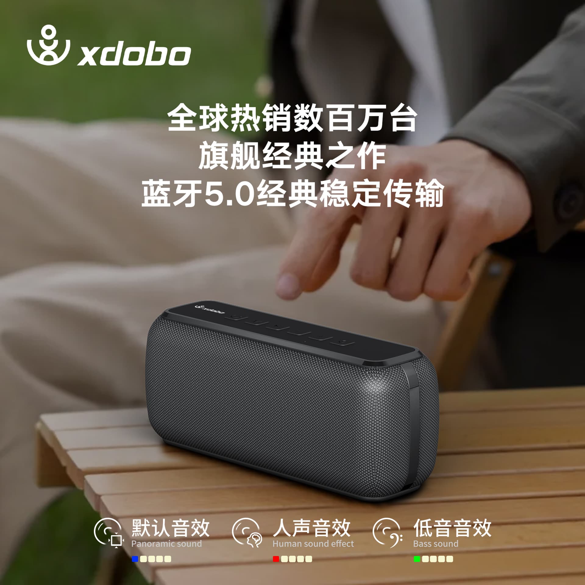 Xiduobao X8 2nd Generation Upgraded Bluetooth Speaker 60W High Power Outdoor Square Dance Small Speaker Home Use
