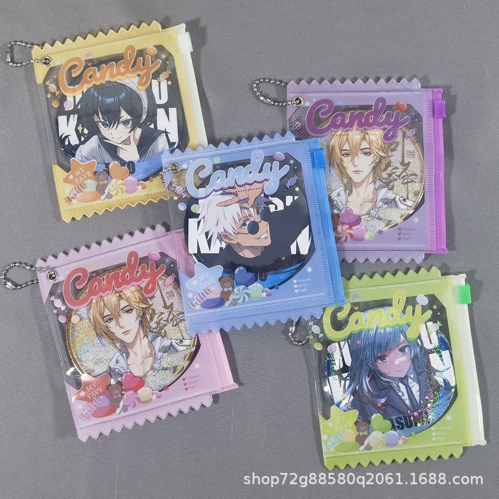 Candy Badge Bag Gumei Props Emblem Storage Display Itabag Charm Guts Doll Zipper Storage Pouch
