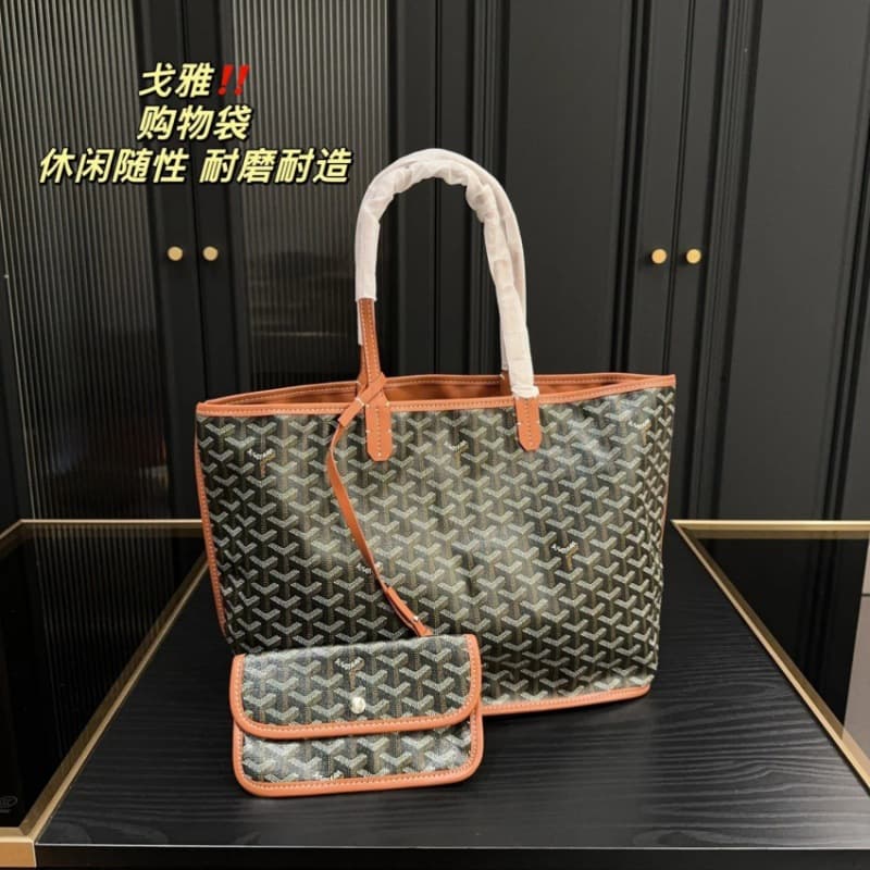 Goyard Tote Bag Shopping Bag Cotton Linen Large Capacity Mother-Child Bag Shoulder Handbag for Women