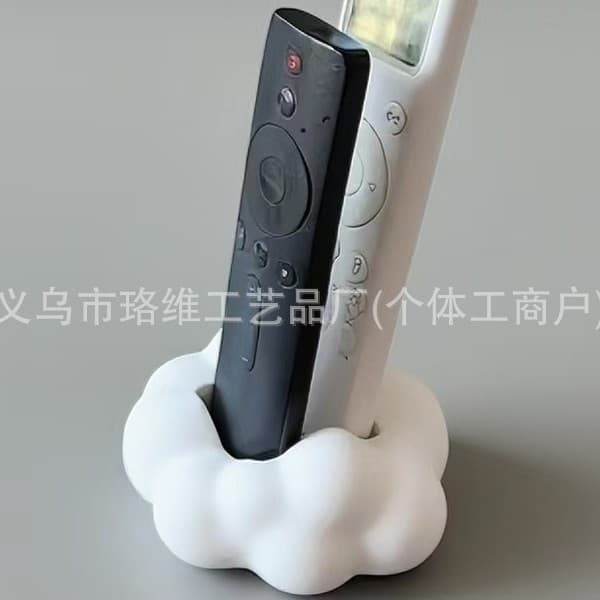 3D Printed Cross-Border Bestseller Cloud-Shaped Remote Control Holder Home Storage Money-Saving Eco-Friendly Organizer