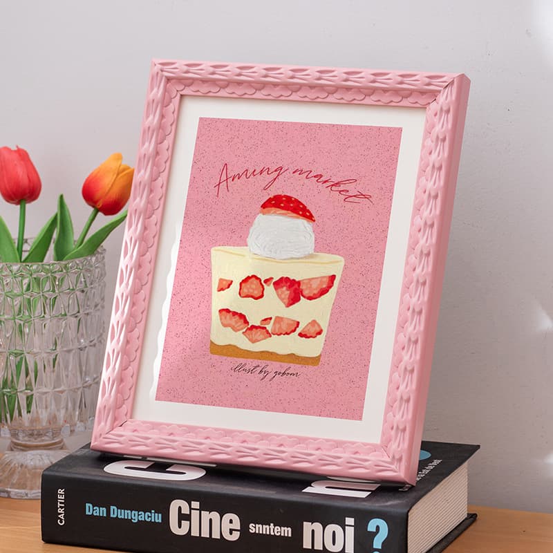 Kids Dopamine Mini Small Photo Frame 6-Inch Photo Frame Empty Frame Children's Art Picture Frame Desktop Display Ins Style Xiaohongshu Wholesale
