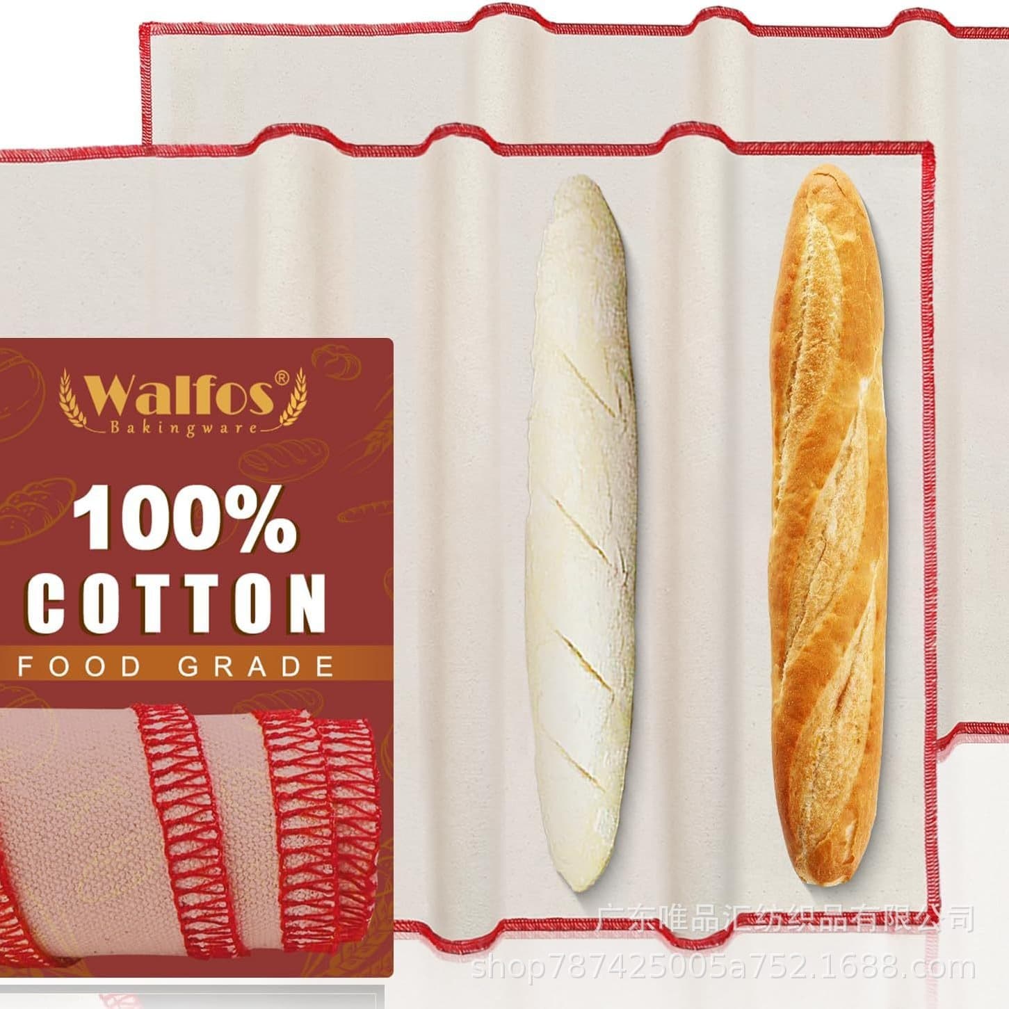 Professional Proofing Cloth Extra Large Baker's Dough Matting Pure Cotton Baguette Non-stick Fermentation Fabric