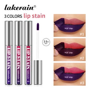Cross-border lakerain Silver Tube Peel-Off Lip Gloss Velvet Matte Easy to Apply New Type Peel-Off Lip Gloss