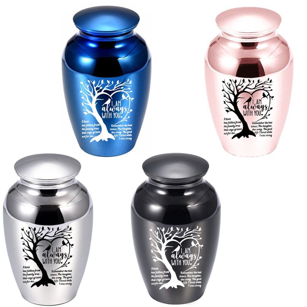 Amazon Bestseller: Memorial Urn for Pets/Loved Ones, Life Tree Pattern Cremation Container