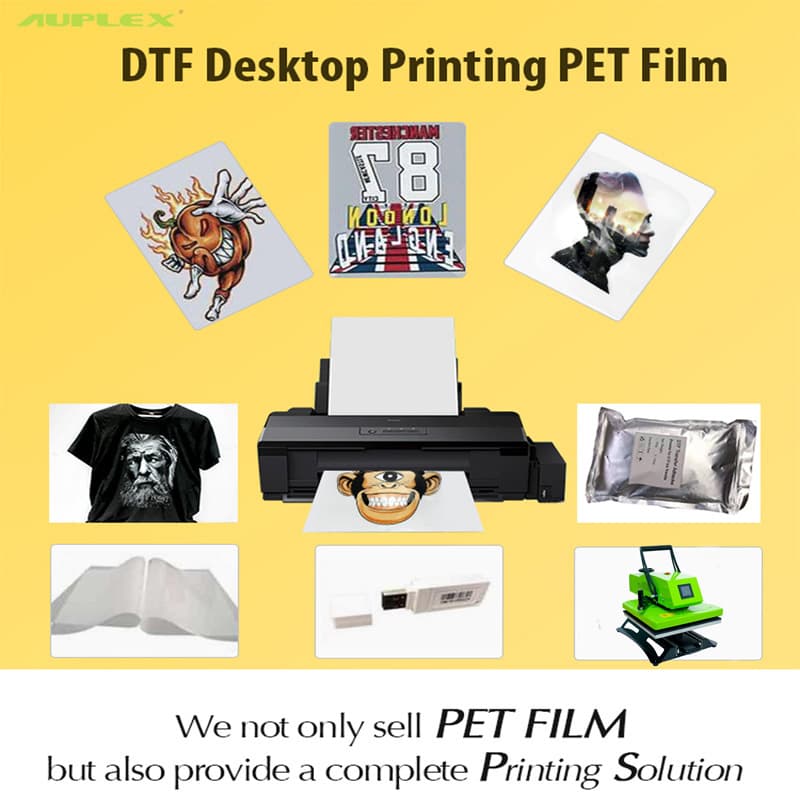 L1800 A3+ White Toner Inkjet Printer White Ink DTF Printer A4 DTF Printer