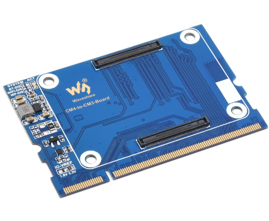 Raspberry Pi CM4 to CM3 Adapter Board Raspberry Pi CM3/CM3+ Core Board Replacement 3.3V/5V Input
