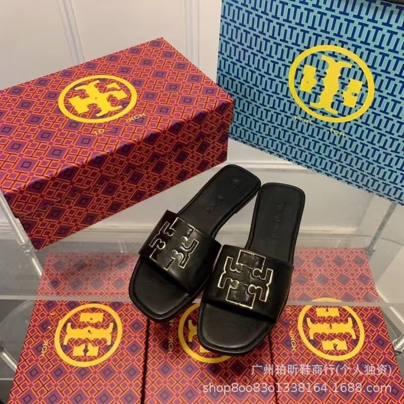 High-end TB Women's Sandals, European and American Fashion Toe-Thong Design, Outdoor Anti-Slip, Versatile, Wholesale Fast Shipping