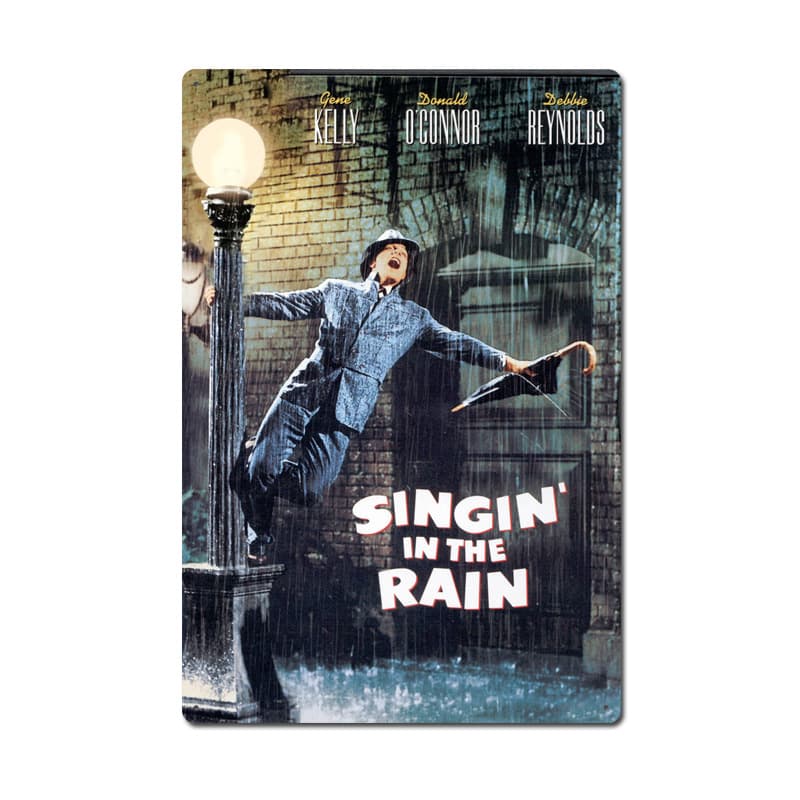 Cross-border American Retro Vintage Movie Tin Sign Wall Decor for Bedroom, Living Room, Bar, Shop, Distressed Finish