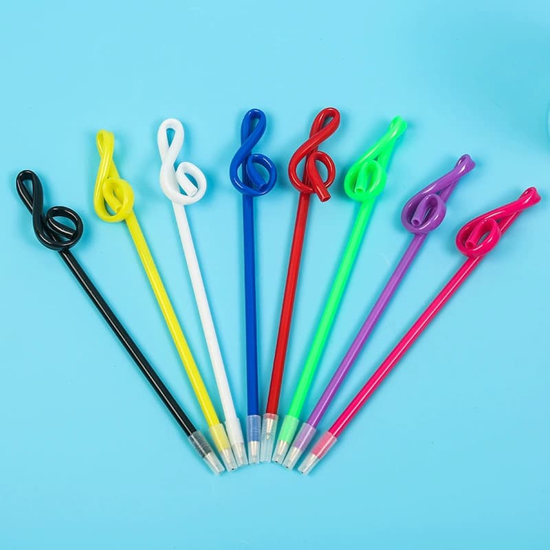 Manufacturer Supplies Cross-Border Direct Supply of Stylus Pens, Pet Plastic Music Symbol Pens, Stylus Pens, Ballpoint Pens