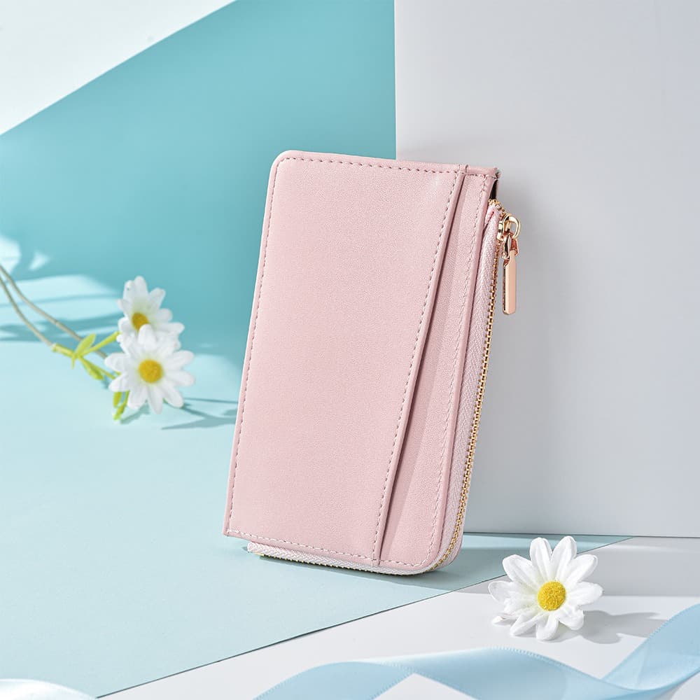 Women's card holder, women's high-end driver's license bag, Japanese-style multi-functional coin bag, zipper coin purse, small wallet for women