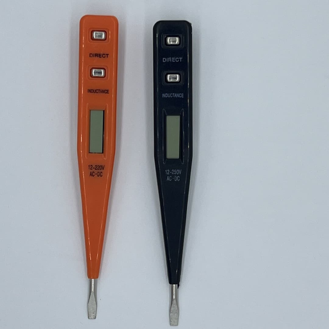 Black Digital Display Electric Tester - Various small digital electric testers for electricians at favorable prices.