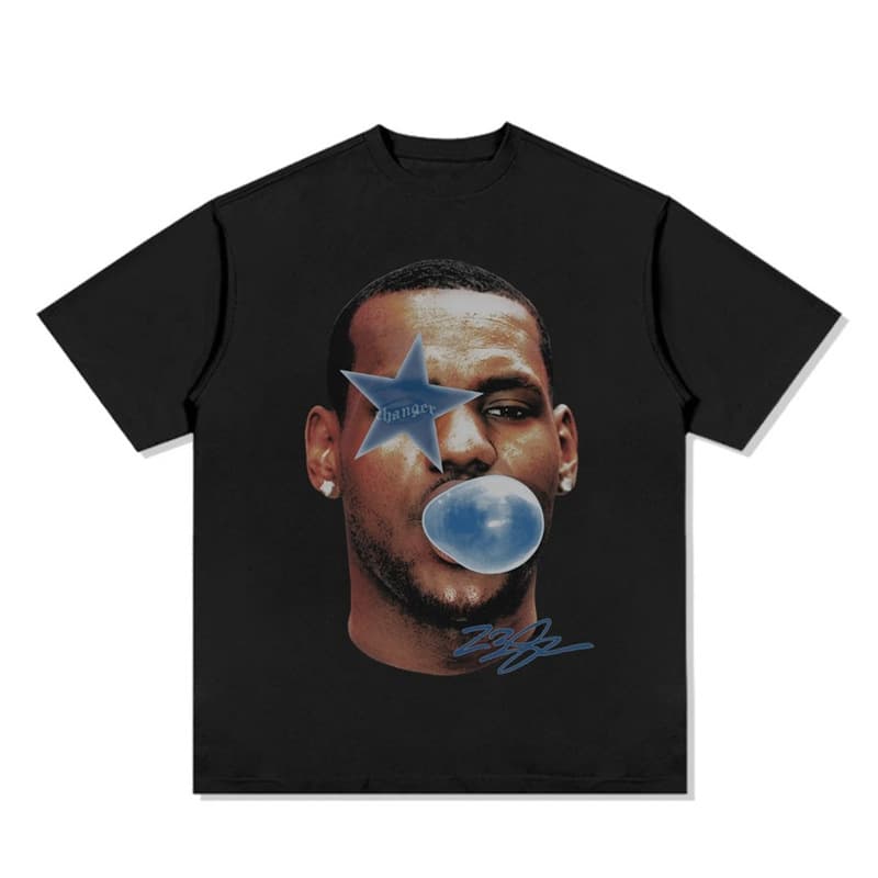 European Size Cotton TRVCA T-Shirt Anime Tops Short Sleeve Tee Funny T Shirt