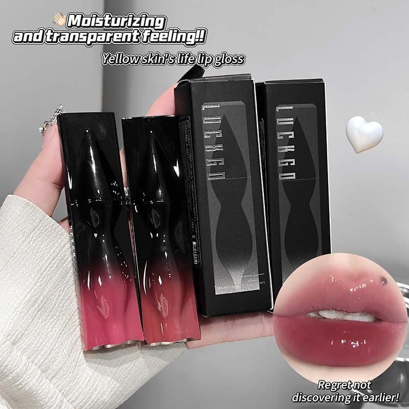 Cross-border LUCKGO Interstellar Universe Mirror Lip Glaze Watery Pure Desire Whitening Natural Affordable Student Party Lipstick Makeup
