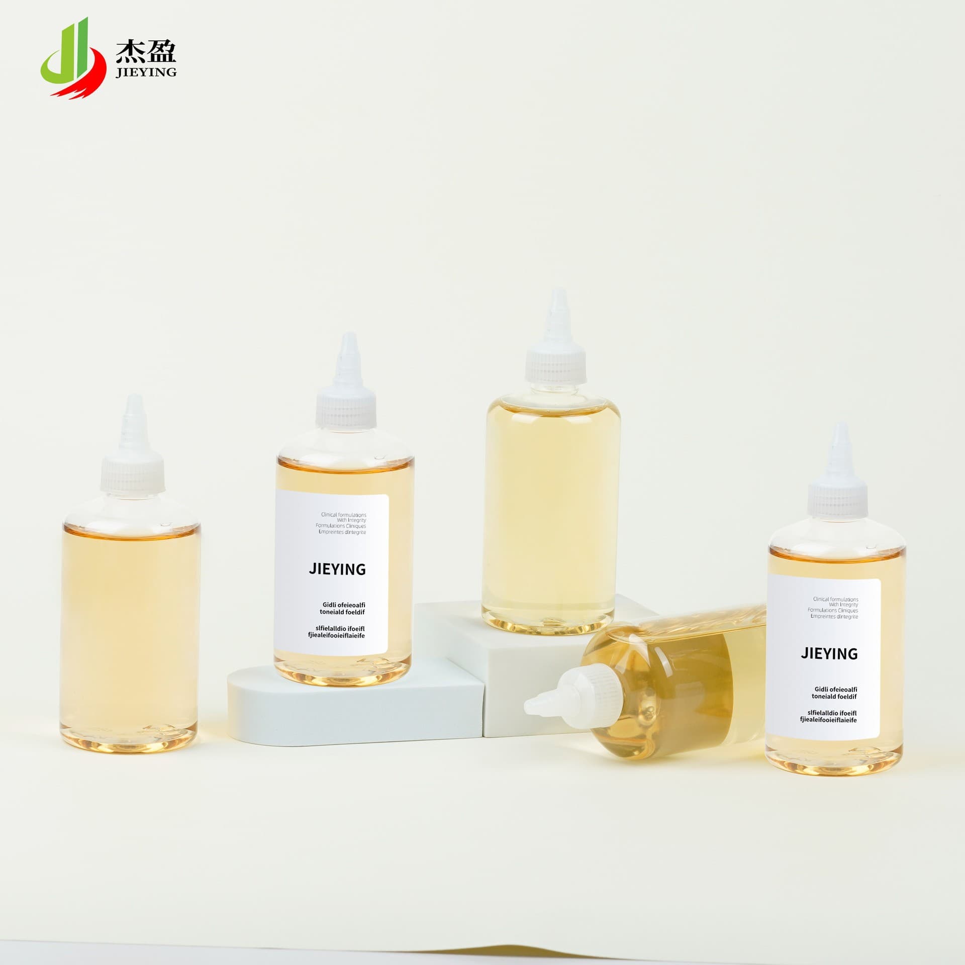 Jieying 240ml PET Transparent Exfoliating Toner Plastic Bottle